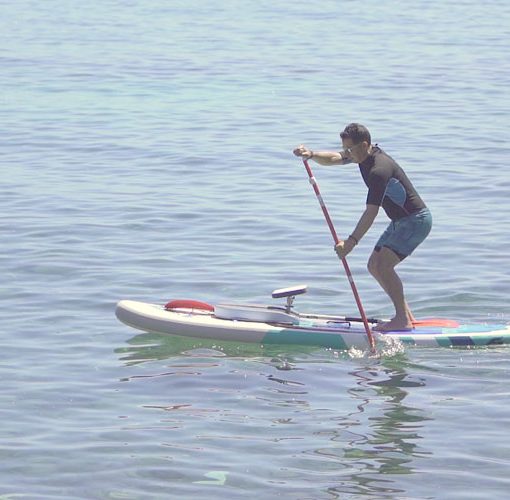 De pie con el Paddle Sit